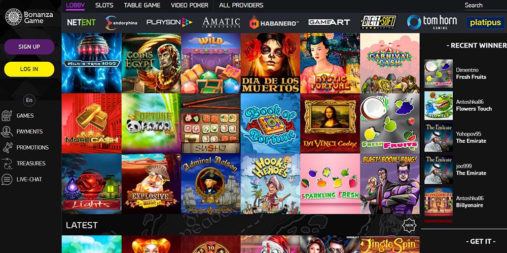 Bonanza Game Casino login - Kompleksowy przewodnik dla graczy