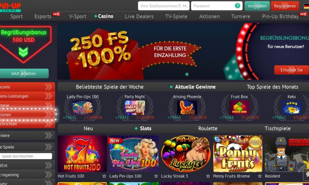 casino pin up online